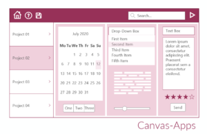 Microsoft Power Apps Canvas App Beispiel