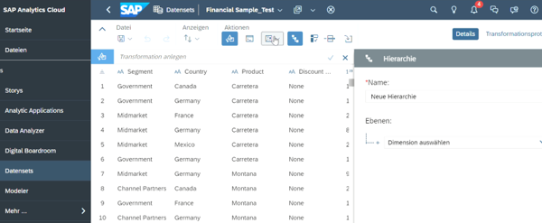 Data Modeling SAP Analytics Cloud SAC BI