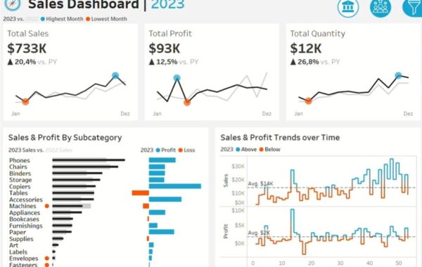 Sales Dashboard Tableau Showcase Praxisbeispiel Beispiel Business Intelligence Salesforce MuleSoft