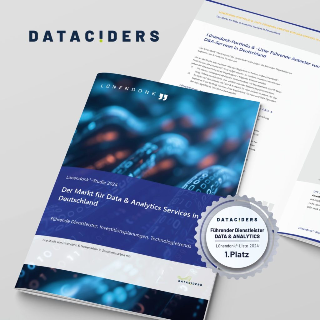 luenendonk Studie Data Analytics Anbieter Dienstleister Dataciders Datalytics 2024